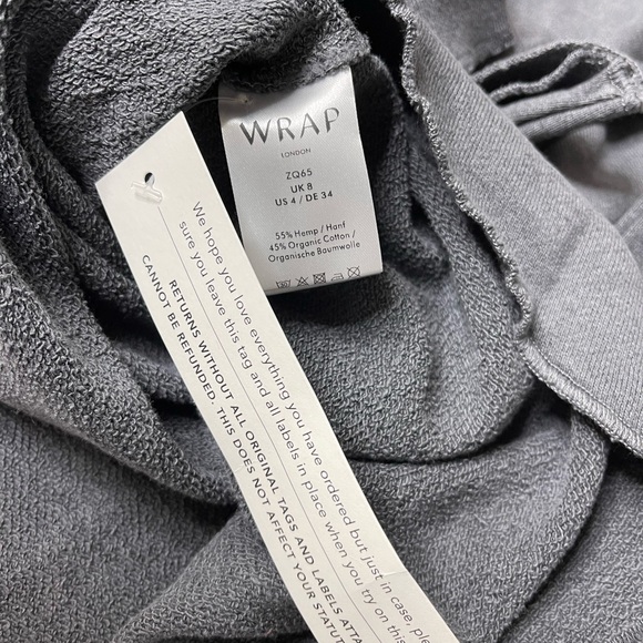 Wrap London Loopback T-shirtHemp & organic cotton Size 4 US - Picture 12 of 15